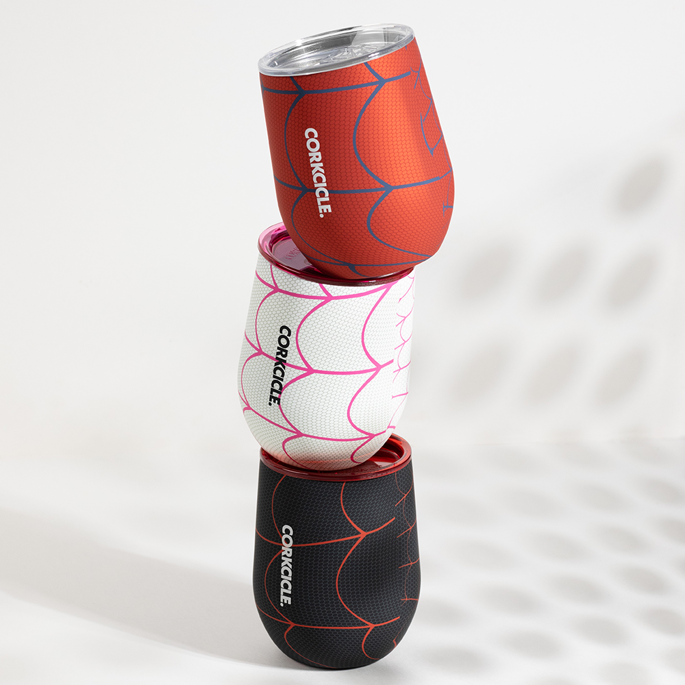 Spider-Man Stemless Set (3) - Bright Sip - Travel Go-To