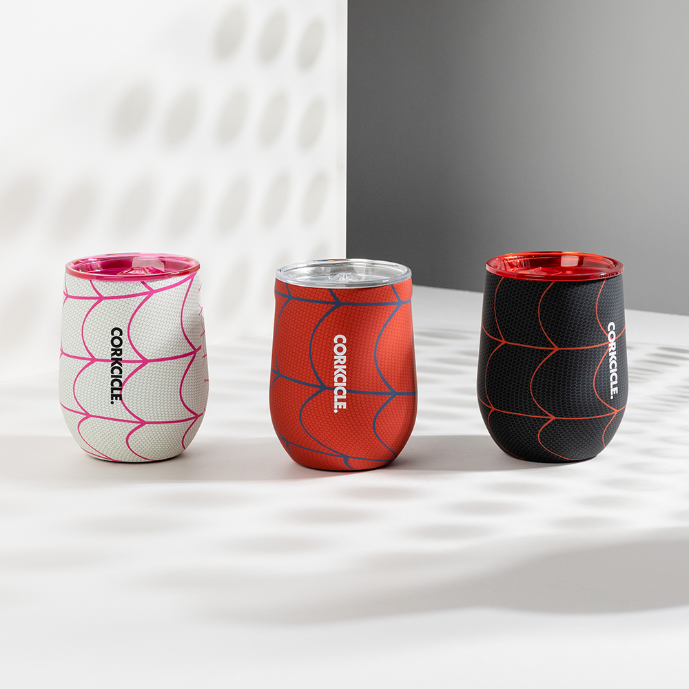 Spider-Man Stemless Set (3) - Bright Sip - Travel Go-To