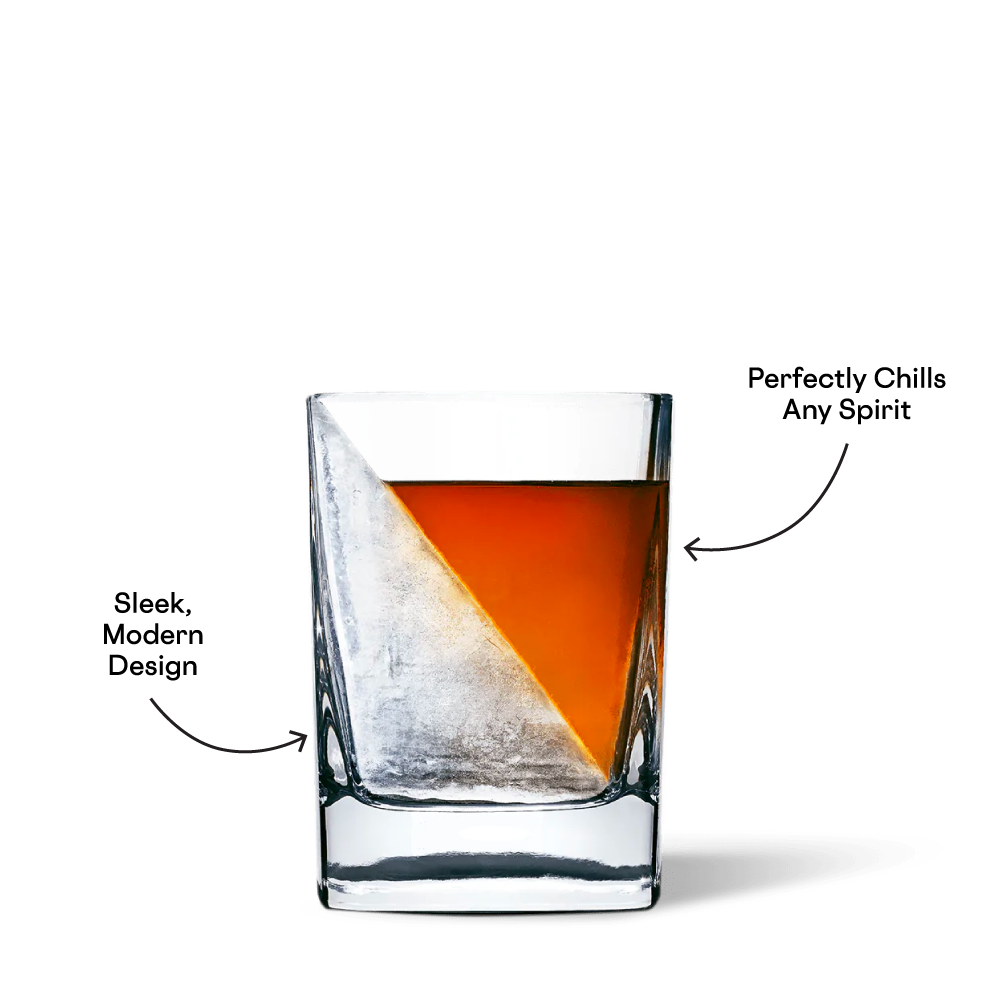 Whiskey Wedge + Cigar Glass Bundle - Clean Whiskey - Adventure Whiskey