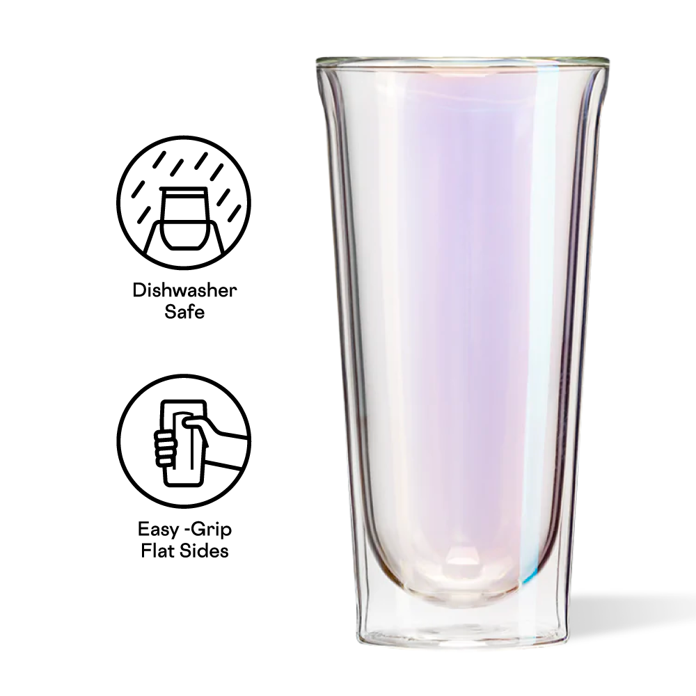 Prism Pint Glass Set (2) - Portable Glassware - Daily Barware