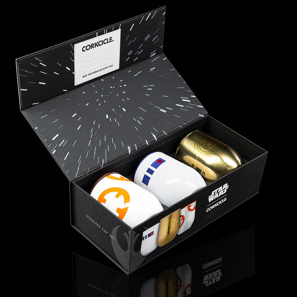 Star Wars TM Droids Stemless Set (3) - Smooth Beverage - Active Drinkware
