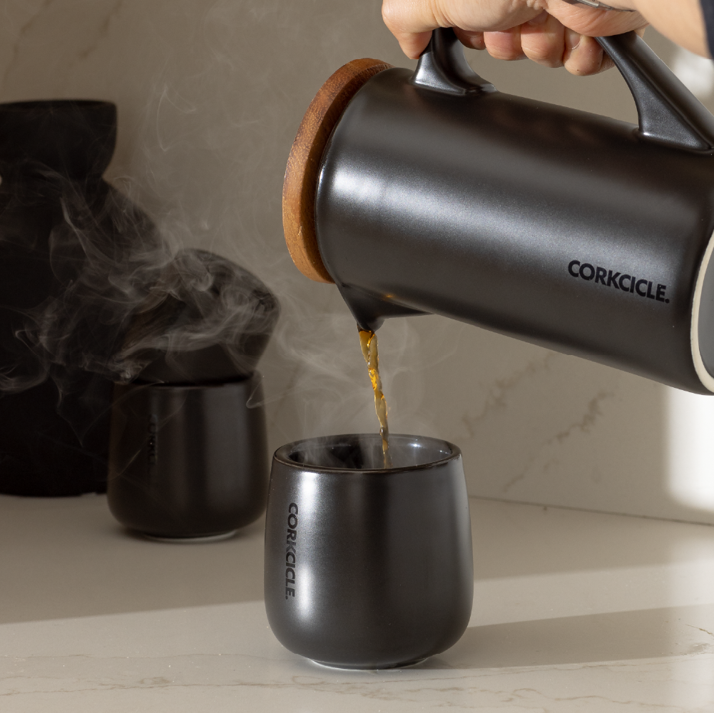 Ceramic French Press - Relaxed Accessory - Easy Setup
