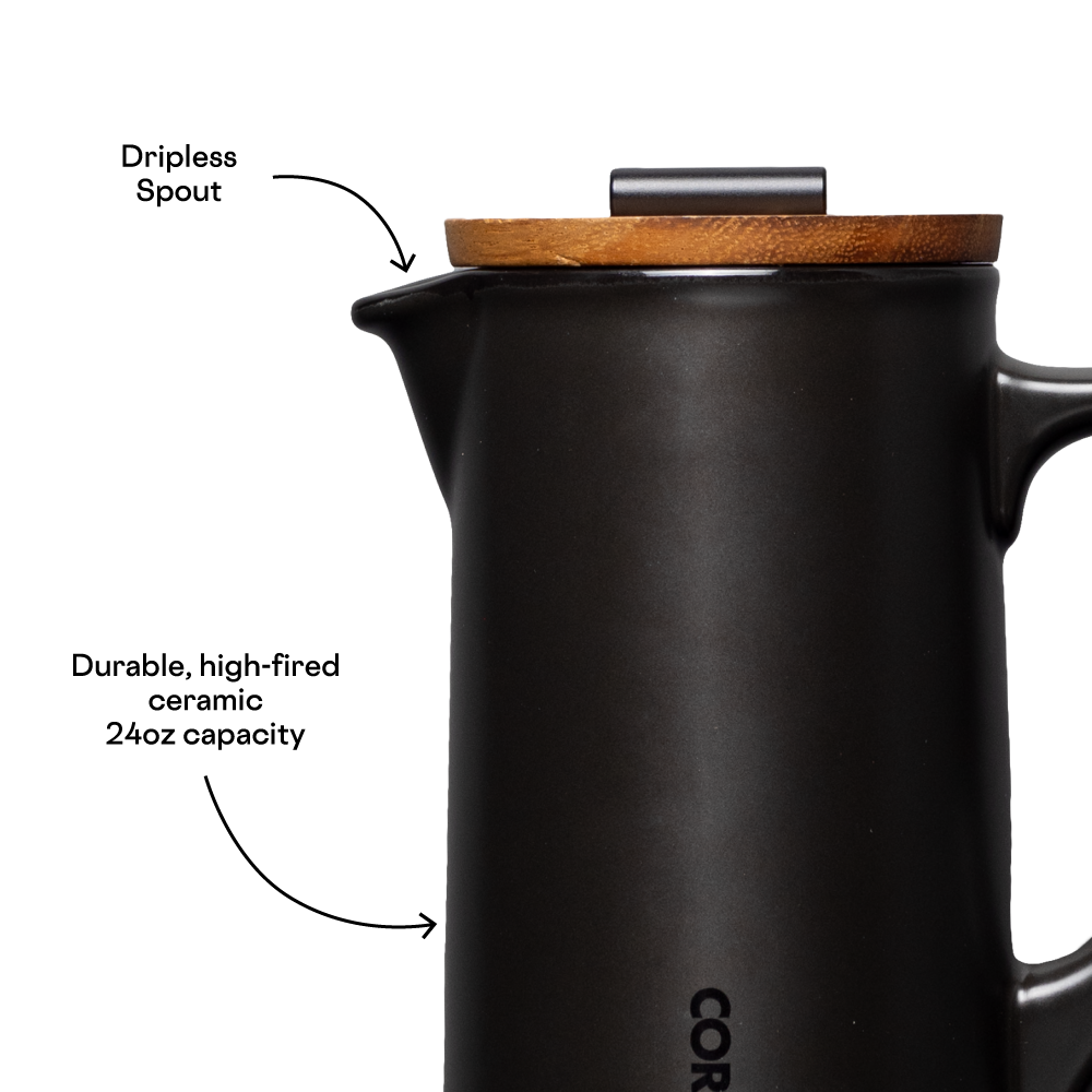 Ceramic French Press - Relaxed Accessory - Easy Setup