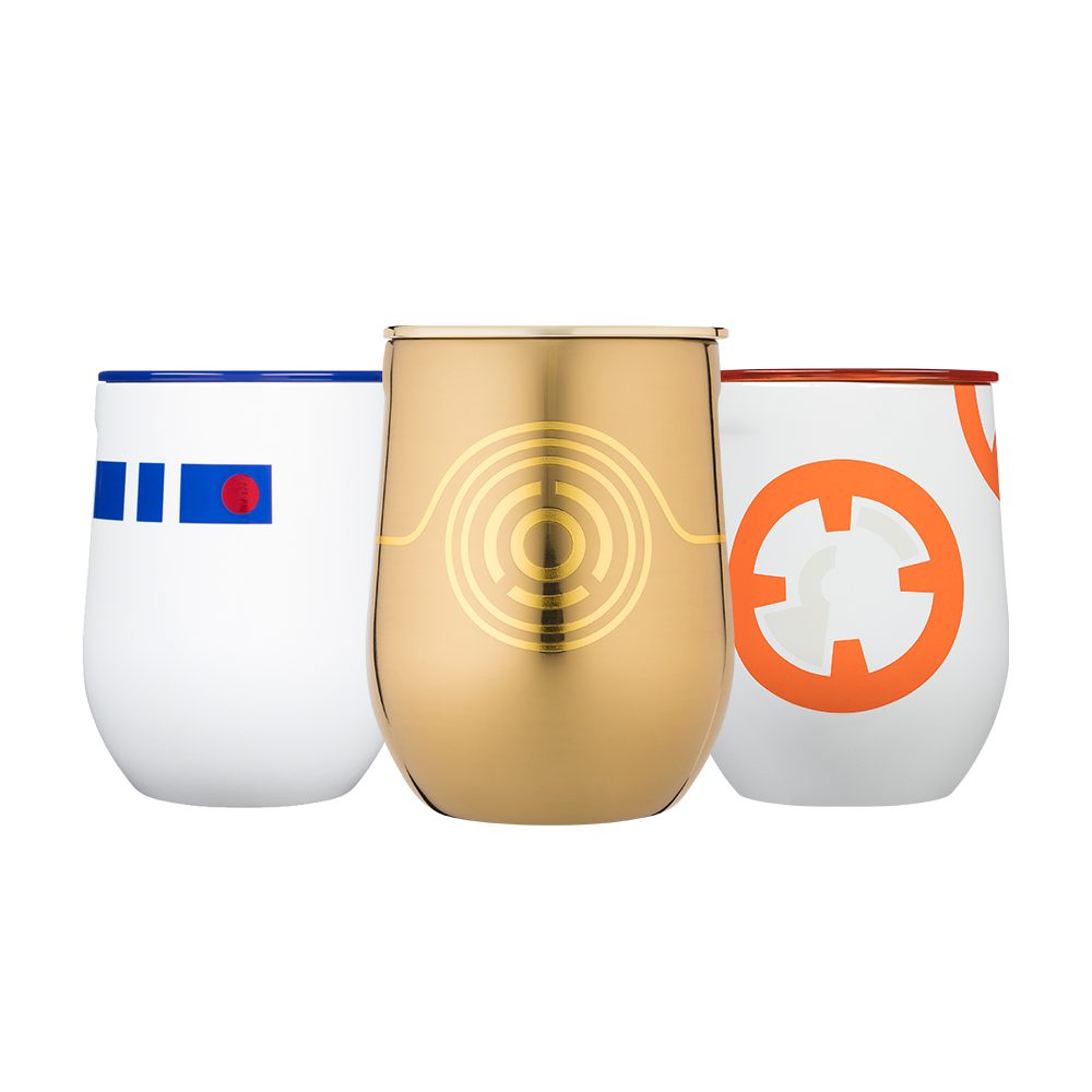 Star Wars TM Droids Stemless Set (3) - Smooth Beverage - Active Drinkware