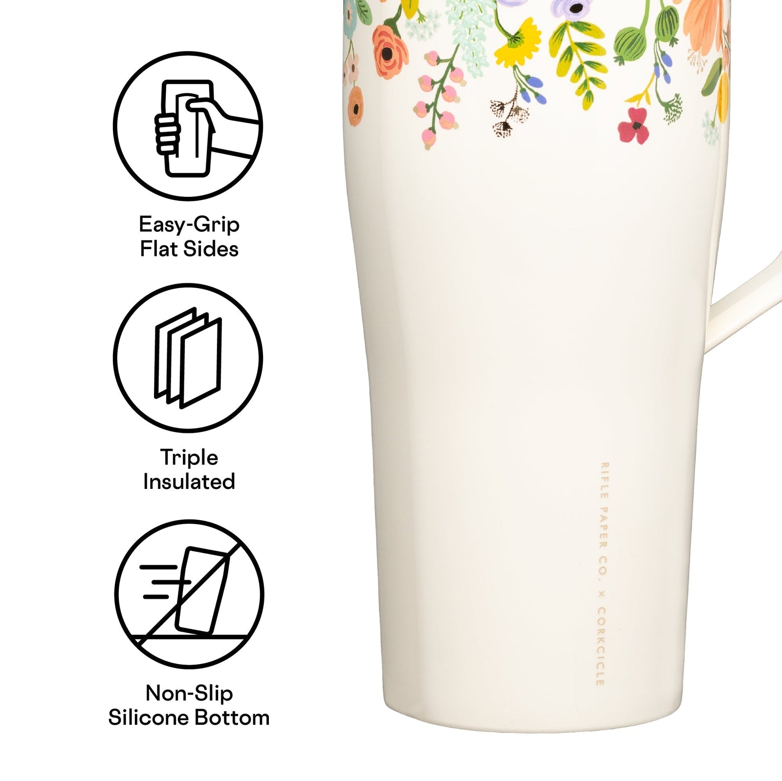 Rifle Paper Co. Cold Cup XL - Classic Travel - Easy Cup