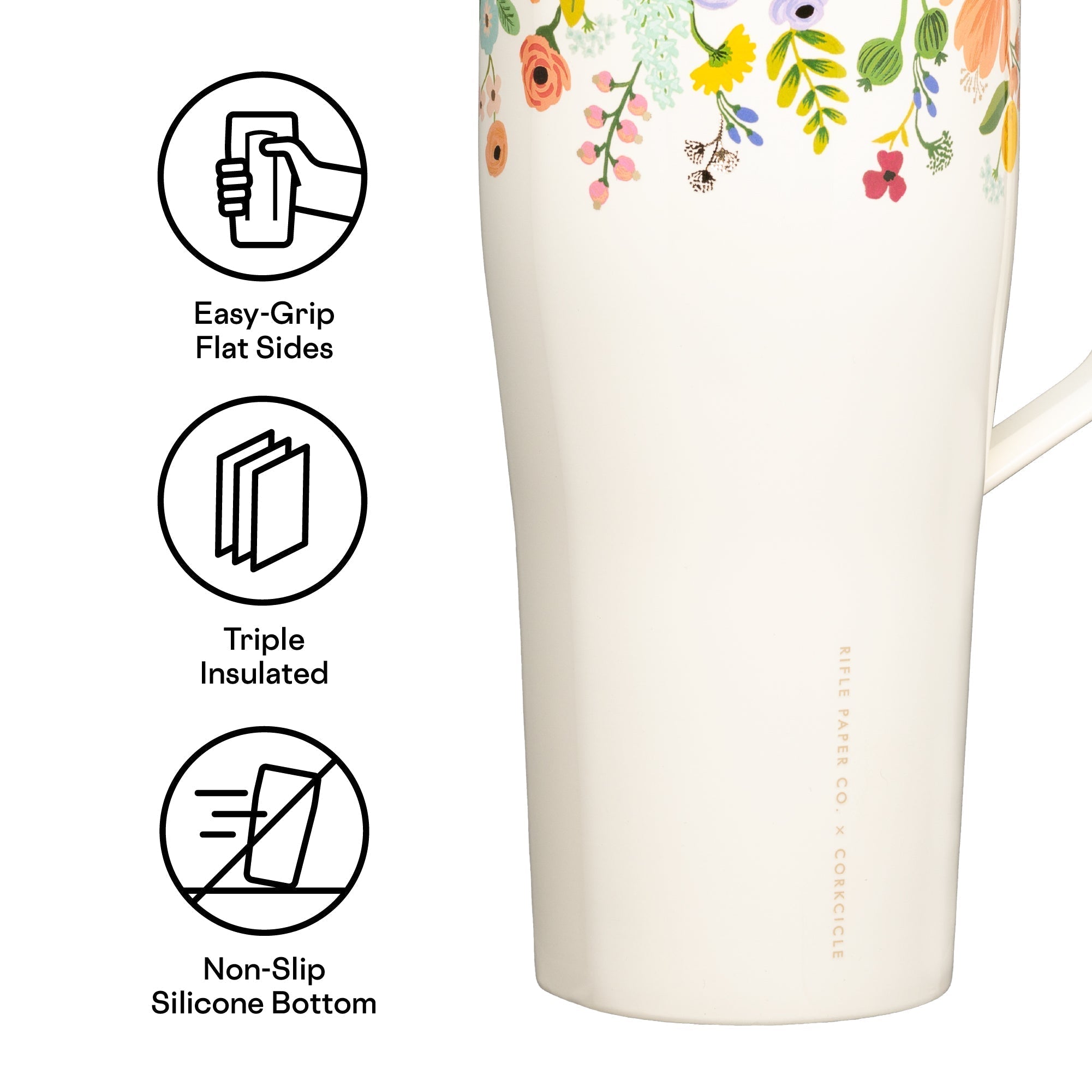 Rifle Paper Co. Cold Cup XL - Classic Travel - Easy Cup