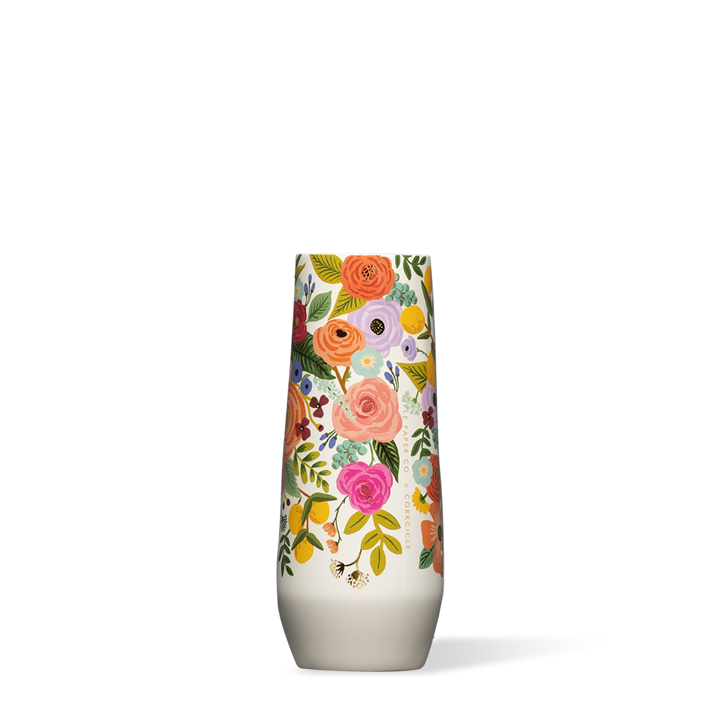 Rifle Paper Co. Stemless Flute - Smooth Tumbler - Relaxed Drinkware