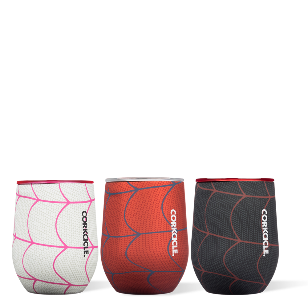 Spider-Man Stemless Set (3) - Bright Sip - Travel Go-To
