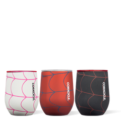 Spider-Man Stemless Set (3) - Bright Sip - Travel Go-To