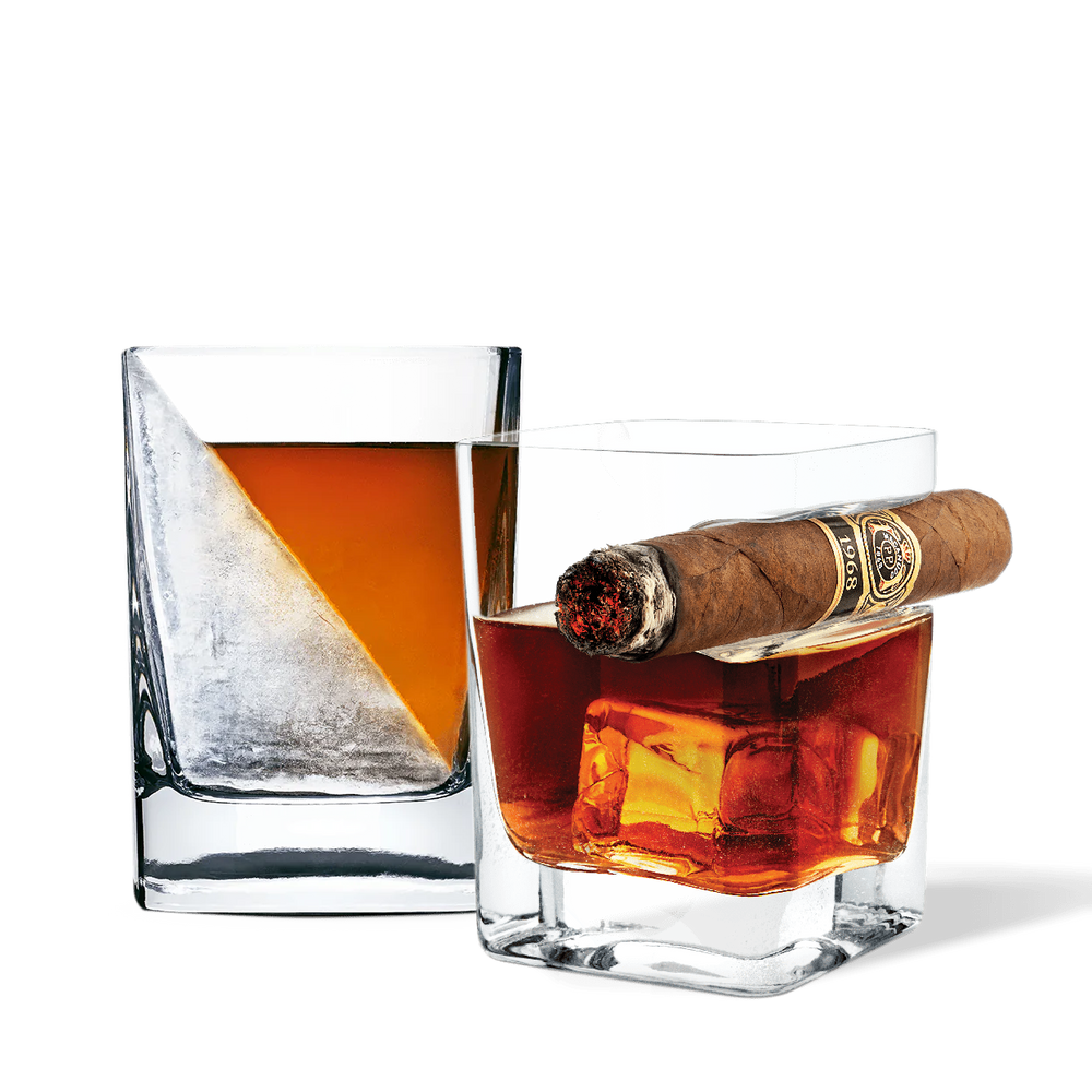 Whiskey Wedge + Cigar Glass Bundle - Clean Whiskey - Adventure Whiskey - Default Title